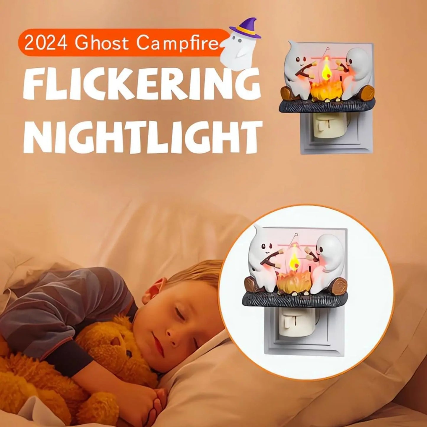 Foshop - Ghost Campfire Flickering Nightlight